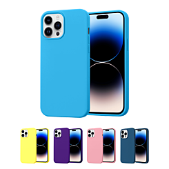 iPhone 14 Pro Soft Solid Silicone Case (Full Buttom Cover)