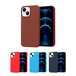 iPhone 14 Plus / 15 Plus Soft Solid Silicone Case (Full Buttom Cover)
