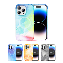 iPhone 15 Pro Full Ink Painting Wireless Charging Case