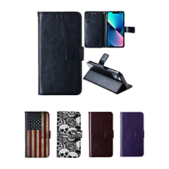 iPhone 15 Pro Leather Wallet Case with Card Slot