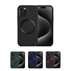 iPhone 15 Pro Soft Solid Silicone Case with Wireless Charging
