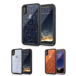 iPhone 8P / 7P / 6sP / 6P Shiny Dual Layer Flexible Protective Case