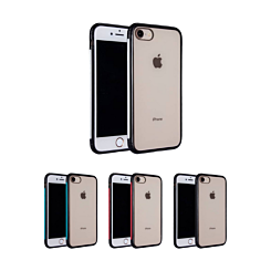 iPhone 8P / 7P / 6sP / 6P Shockproof Transparent Soft Gel TPU Case