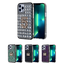 iPhone 8P / 7P Crystal Stones Case with Five Adornment