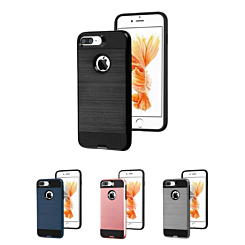 iPhone 8P / 7P Hybrid Metal Brushed Shockproof Case