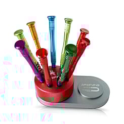 IPIPPO Rotating Magnetic Mounting Screwdriver Storage Holder / Red (Only Ground Shipping) (Not Returnable)