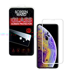 Stock up on the Curved Edge Tempered Glass for iPhone 11 Pro, XS, and X — 3D, 1 piece, white.
