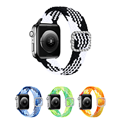 iWatch (38/40/41mm) Nylon Colorful Sport Band with Stone Clip