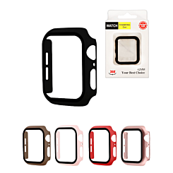iWatch 40mm Hard PC Bumper Case with Tempered Glass