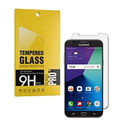 Clear Tempered Glass for Galaxy J727 (Case Friendly / 2.5D / 1 Piece)
