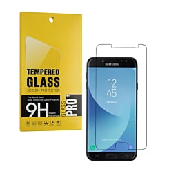 Clear Tempered Glass for Galaxy J7 Pro (J730) (Case Friendly / 2.5D / 1 Piece)
