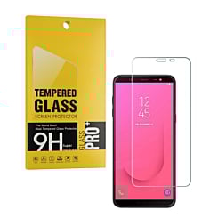 Clear Tempered Glass for Galaxy J8 (J810) (Case Friendly / 2.5D / 1 Piece)