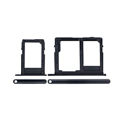Sim Card Tray for Galaxy J8 (J810) (BLACK) (2 PIECE SET)