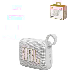 JBL Go 4 Portable Bluetooth Speaker - WHITE (Only Ground Shipping)