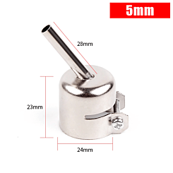 Kaigexin 850 Universal Hot Air Gun Head Short Welding Nozzle - 5mm