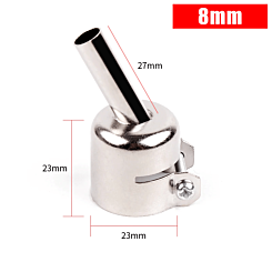 Kaigexin 850 Universal Hot Air Gun Head Short Welding Nozzle - 8mm