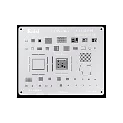 Grab the wholesale deals on the Kaisi A13 2D BGA Reballing Stencil for CPU IC Chip Soldering, made for iPhone 11, 11 Pro, and 11 Pro Max. Not returnable.