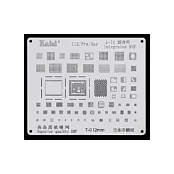 Shop the Kaisi A14 2D BGA Reballing Stencil CPU IC Chip Soldering Net for iPhone 12 Mini 12P 12 12PM A14 Not Returnable.






