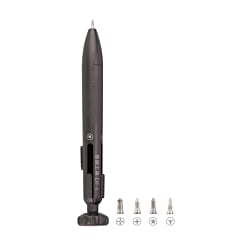 LUBAN 4-in-1 Dongfeng Screwdriver Pe Can Flexibly Switch Four Heads (BLACK) (Only Ground Shipping)