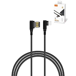 LDNIO LC421 90 Degree USB A-L Charging Cable (GRAY) (6ft) (12W) (Only Ground Shipping)