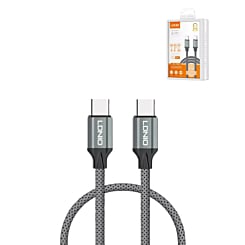 LDNIO LC441 USB C-C Charging Cable (GRAY) (3ft) (65W) (Only Ground Shipping)