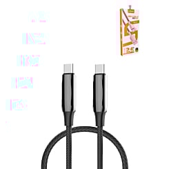 LDNIO LC921-240W PD-3.1 USB C-C Fast Charging Cable (BLACK) (3ft) (240W) (Only Ground Shipping)
