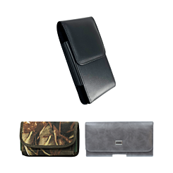 Leather Pouch Cases - 6.3" - 7.2"