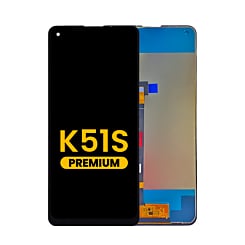 LCD Assembly without Frame for LG K51s (K510) (BLACK) (Premium)