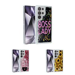 Liquid Quicksand Glitter Cover Case for Galaxy S25 Ultra (Only Ground Shipping)