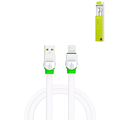 LDNIO LS33 USB A-L Non-MFI Charging Cable (WHITE) (6ft) (12W) (Only Ground Shipping)