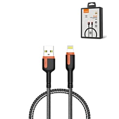 LDNIO LS531 USB A-L Non-MFI Fast Charging Cable (GRAY) (3ft) (12W) (Only Ground Shipping)