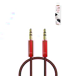 LDNIO LYS01 AUX-AUX Cable (RED) (3ft) (Only Ground Shipping)