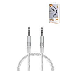 LDNIO LSY81A AUX to AUX Audio Cable (3ft) (WHITE) (Only Ground Shipping)
