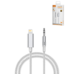 LDNIO LSY82i Lightning to AUX Audio Adapter (6ft) (WHITE) (Only Ground Shipping)