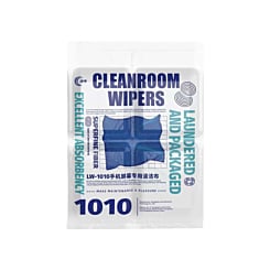 LuoWei 1010 Washed One Using Superfine Anti Static Dust-free Cleaning Cloth (400 Pcs)