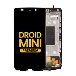 LCD Assembly with Frame for Motorola Droid Mini (XT1030) (BLACK) (Premium)