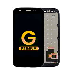 LCD Assembly with Frame for Motorola Moto G (XT1032) (BLACK) (Premium)