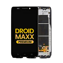 LCD Assembly with Frame for Motorola Droid Maxx (XT1080) (BLACK) (Premium)