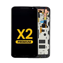 LCD Assembly with Frame for Motorola Moto X2 (XT1092) (BLACK) (Premium)