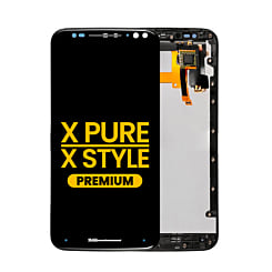 LCD Assembly with Frame for Motorola Moto X Pure (XT1575) / X Style (XT1570) (BLACK) (Premium)