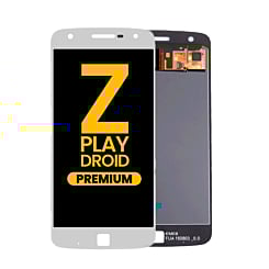 LCD Assembly without Frame for Motorola Moto Z Play Droid (XT1635) (WHITE) (Premium)