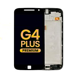 LCD Assembly with Frame for Motorola Moto G4 Plus(XT1640 / 1641 / 1642 / 1644) (BLACK) (Premium)