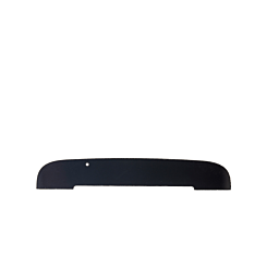 Back Glass for Motorola Moto Z/Z Force Droid (BLACK) (Bottom)