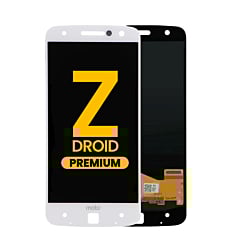LCD Assembly without Frame for Motorola Moto Z (XT1650-01 / 03) (WHITE) (Premium)