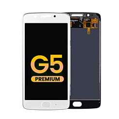 LCD Assembly without Frame for Motorola Moto G5 (XT1670) (WHITE) (Premium)