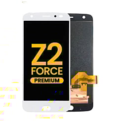 LCD Assembly without Frame for Motorola Moto Z2 Force (XT1789) (WHITE) (Premium)