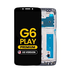LCD Assembly with Frame for Motorola Moto G6 Play (XT1922-6-7-9) (US Version) (BLACK) (Premium)