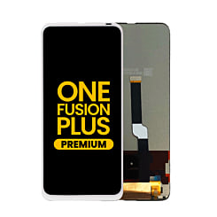 LCD Assembly without Frame for Motorola One Fusion Plus (XT2067) (WHITE) (Premium)