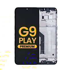 LCD Assembly with Frame for Motorola Moto G9 Play (XT2083) (BLACK) (Premium)