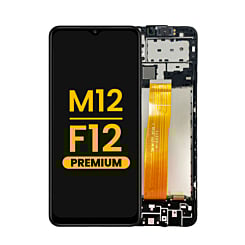 LCD Assembly with Frame for Galaxy M12 (M127 / 2020) / F12 (F127 / 2020) (Premium)